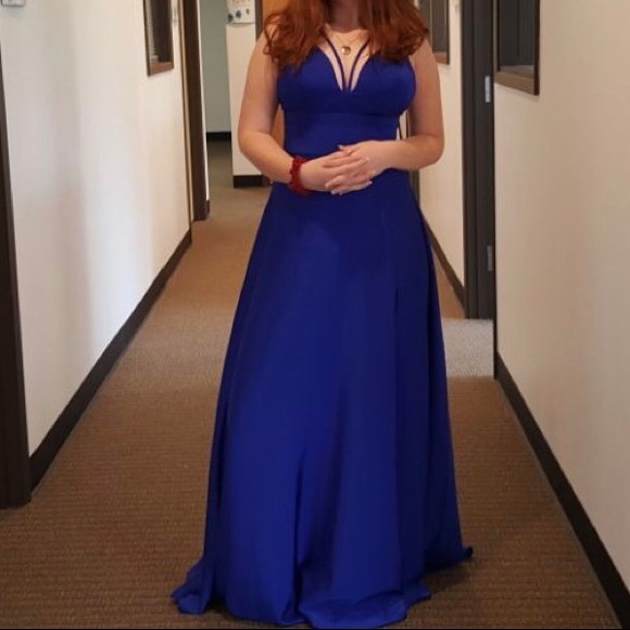 Samilas boutique royal blue prom dress - Picture 8 of 12